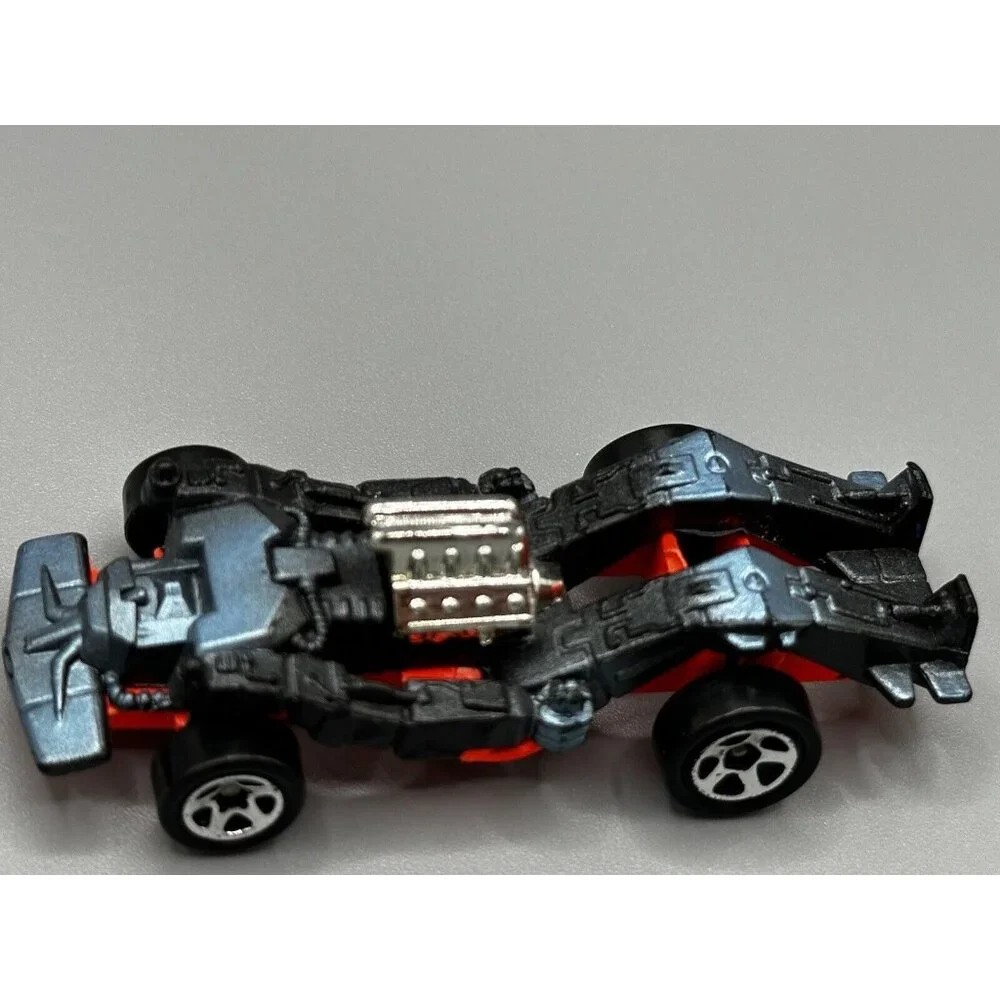 Hot Wheels 1986 Robot Car Speed‎ Demons Blue Black vintage Orange Loose Diecast